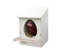 Kerbl Pondoir Hobbyfarming 1 compartiment boîte à œufs, bois 51 x 34 x 53 cm fixation murale
