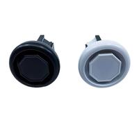 PONDON Lot de 2 embouts de protection pour crosse de hockey, embouts de crosse en plastique avec poignée antidérapante, contrôle supérieur et installation facile, 4,1 x 4,6 cm