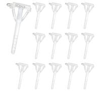 PONDON Lot de 90 épingles à corsage triangulaires transparentes pour travaux manuels