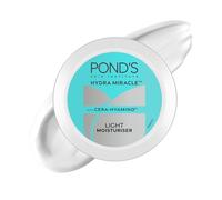 POND'S Crème hydratante légère pour le visage 200 ml, crème légère non grasse avec vitamine E pour une peau douce et éclatante, SPF 15 - avec vitamine C et niacinamide