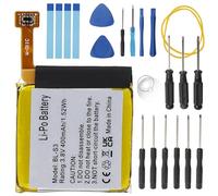 PONDWAY Batterie au lithium polymère compatible avec LG Watch Urbane W110 W150 EAC62618501 1ICP5/28/30 400 mAh 3,8 V