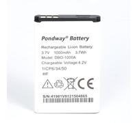 PONDWAY Batterie compatible avec DORO DBO-1000A 1372 2404 1370 6060 6040 330 332 7439 1360 1000 mAh de remplacement pour téléphone DORO Easym FBA DBO 1000A (1 pièce)