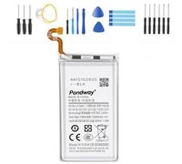Pondway Batterie de rechange 3000 mAh 3,85 V EB-BG960ABE compatible avec Samsung Galaxy S9 SM-G960F Smartphone Batterie Li-ion rechargeable avec outil de réparation