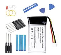 PONDWAY Batterie de rechange 350 mAh 3,7 V AHB571935PCT-03 compatible avec Sennheiser Flex 5000, RS 2000, RS 5000, Set 880, TR 2000, BAP 800, CP-SN800 sans fil batterie Li-polymère + outil de