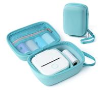 Ponek Étui pour imprimante d'autocollants M02/T02/M02X/M02 Pro/P2S/M02L/Y02C, compatible avec Nelko PM230/Anycash/iDPRT/Cabaro Mini imprimante thermique, support de rangement portable pour papier