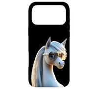 Poney avec Lunettes de Soleil Cavalière Ponette Poneys Coque pour iPhone 17 Pro Max