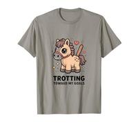 Poney de Motivation Mignon trottant vers Mes objectifs T-Shirt