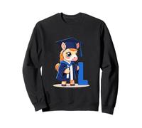 Poney Lettre L Alphabet avec Toque Sweatshirt
