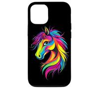 Poney Poulain Cavalière Poneys Équitation Ponette Coque pour iPhone 12/12 Pro