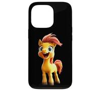 Poney Poulain Cavalière Poneys Équitation Ponette Coque pour iPhone 13 Pro