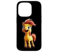 Poney Poulain Cavalière Poneys Équitation Ponette Coque pour iPhone 14 Pro