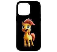 Poney Poulain Cavalière Poneys Équitation Ponette Coque pour iPhone 14 Pro Max
