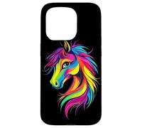 Poney Poulain Cavalière Poneys Équitation Ponette Coque pour iPhone 15 Pro