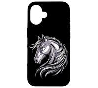 Poney Poulain Cavalière Poneys Équitation Ponette Coque pour iPhone 16