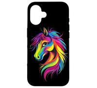 Poney Poulain Cavalière Poneys Équitation Ponette Coque pour iPhone 16