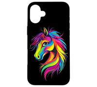 Poney Poulain Cavalière Poneys Équitation Ponette Coque pour iPhone 16 Plus