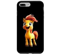 Poney Poulain Cavalière Poneys Équitation Ponette Coque pour iPhone 7 Plus/8 Plus