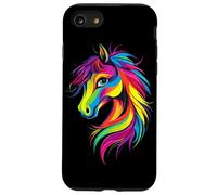 Poney Poulain Cavalière Poneys Équitation Ponette Coque pour iPhone SE (2020) / 7/8
