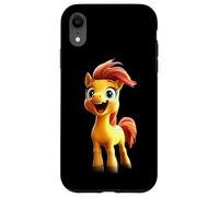 Poney Poulain Cavalière Poneys Équitation Ponette Coque pour iPhone XR