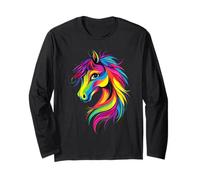 Poney Poulain Cavalière Poneys Équitation Ponette Manche Longue
