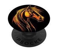 Poney Poulain Cavalière Poneys Équitation Ponette PopSockets PopGrip Adhésif
