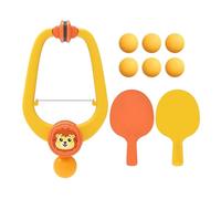 Pong de Porte, entraîneur réglable en Hauteur avec balles | Kit d'exercices de Tennis avec Raquette, pour Famille, Filles, Maison, Salon, Salle de Jeux, fête, Anniversaire