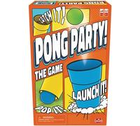 Goliath Jeux Jeu d'adresse Pong Party – 8+ ans, 50 défis, 2-4 joueurs, balles ping-pong