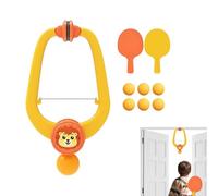 Pong pour Porte pour, entraînement Portable pour entrées avec balles | Set d'exercice de Tennis avec Raquette, pour, Maison, Chambre, Salle de Classe, Salle de Sport, Salle de Jeux