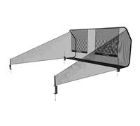 PONGBOT Filet de récupération de balles de tennis de table, filet de recyclage de balles de ping-pong, collecteur de balles durable pour entraînement solo, pour tables avec côtés inférieurs à 7,6 cm