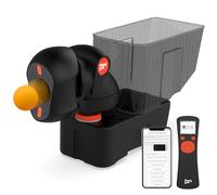 PongBot Robot de tennis de table avec télécommande et contrôle APP, 264 exercices d'entraînement, rotation personnalisable, fréquence, vitesse de balle et intensité de rotation