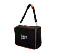 PONGBOT Sac de transport portable pour robot de tennis de table Nova S Pro avec compartiments multifonctionnels, entièrement rembourré, bandoulière réglable, fermeture éclair, sac à main/sac à