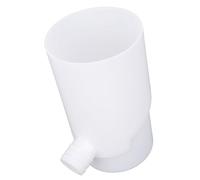 Pongnas 10 Cm Kit de Divertisseur de Pluie en Plastique en Plastique en Plastique pour Divertisseur pour 2x3 3x4 avec des Coupes avec Une Vanne Réglable et Un Tuyau de 4 Pieds pour Le (White)