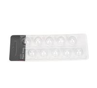 Pongnas 10 Pièces Amplificateur de Son Double Couche Tête de Tympan Fermée Dômes D'aide Sonore pour MiniFit Power avec Silicone Souple Ajustement Confortable Conception Antistatiq (10mm)