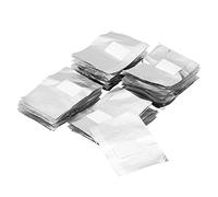 Pongnas 100 Pièces de Feuilles de Retrait D'ongles, Tampons de Coton en Feuille D'aluminium pour Dissolvant de Vernis Gel, Jetables Sanitaires Nail Art, Enveloppes de Trempage avec