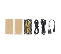 Pongnas 16 Bit LED Musique Niveau Mètre Réglable Lumière Vitesse Stéréo VU Mètre avec Contrôle Vocal et Mémoire Fonction pour Home Sound Systems Professional Studios