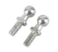 Pongnas 2 Pièces Boulon de Goujon à Bille de Voiture Boulon de Capot à extrémité Sphérique Boulon de Vérin à Gaz M6 avec Matériau en Fer Résistance à L'usure Anti pour Remplacement