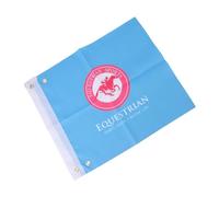Pongnas 2 Pièces Drapeaux d'entraînement équestre Professionnel - Drapeaux d'arbitre 'équitation en pongé de Polyester Léger pour la Compétition en Plein Air, le Travail au Sol et - Couleurs (BLUE)
