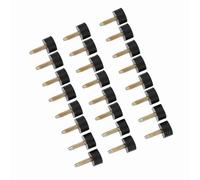 Pongnas 24 Chevilles de pour Chaussures, Embouts de Rechange Protecteurs Antidérapants, Faciles à Marcher, Robustes et Durables avec une Confortable, 24 Embouts de en Grande quantité, pour (13x13cm)