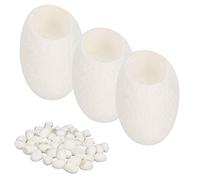 Pongnas 50pcs Soies de Ver à Soie Fibroïne Soins du Visage élimination des Points Noirs Exfoliant Nettoyage en Profondeur des Pores éclaircir la Peau avec des Particules Complètes pour