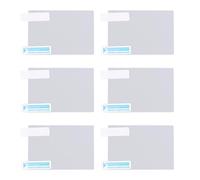 Pongnas 6 Pack Screen Protector Game Console Film Guard Film High Clarity Anti Clare Scratch Proof Pet Film with 4H Dureté Non Bubble Adhésif pour Console Handheld System