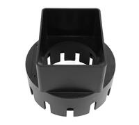 Pongnas Adaptateur de Gouttière de Descente de Gouttière Carrée de 3 X 4 Pouces, Adaptateur de Tuyau de Drainage, Raccord Mural Extérieur en PVC pour un Drainage sans Couture avec un (BLACK)