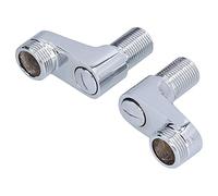 Pongnas Adaptateur de Robinet Mitigeur de Douche Polyvalent G1/2 à G3/4 pour Tuyau Chaud/froid avec Installation Facile pour Accessoire de Salle de Bain