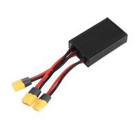 Pongnas Adaptateur Efficace de Convertisseur de Décharge de Batterie de Vélo électrique Double pour Les Systèmes 20V-72V, Conception Légère en Alliage d'aluminium (40A)