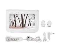 Pongnas Analyseur de Cheveux de 9 Pouces, Analyseur de Follicule Pileux 50x / 200x de L'objectif, Détecteur de Cuir Chevelu Numérique Rechargeable Multifonctionnel pour Utilisation du (Prise UE)