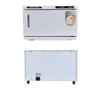 Pongnas Armoire Chauffe-serviettes en Acier Inoxydable, 16l, avec Large Distribution de Chaleur, pour Maison, Spa, Salon, Salle de Bain (220V Prise UE)