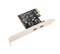Pongnas ASM1042 Chip PCIe vers Double USB Type C 3.0 Carte Extension,