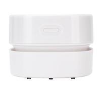 Pongnas Aspirateur de Bureau à Main sans Fil - Balayeuse de Table Rechargeable avec Batterie 1400 MAh, Grand Bac et Accessoire de Brosse pour Miettes de Gomme, Débris de Clavier et Bureau - Compact