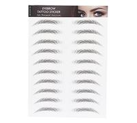 Pongnas Autocollants pour Sourcils Longue Tenue, Transferts pour Sourcils, Tenue 1 à 7 Jours, Respirants, Hypoallergéniques, Formes Multiples, Faciles à Appliquer, pour femmes. Boutique de (BLACK-06)