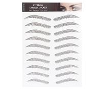 Pongnas Autocollants pour Sourcils Longue Tenue, Transferts pour Sourcils, Tenue 1 à 7 Jours, Respirants, Hypoallergéniques, Formes Multiples, Faciles à Appliquer, pour femmes. Boutique de (BLACK-07)