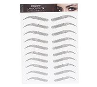 Pongnas Autocollants pour Sourcils Longue Tenue, Transferts pour Sourcils, Tenue 1 à 7 Jours, Respirants, Hypoallergéniques, Formes Multiples, Faciles à Appliquer, pour femmes. Boutique de (BLACK-08)